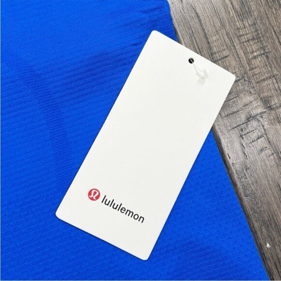 Lululemon NWT Swiftly Tech Racerback Tank Top 2.0 *Race Length Blazer Blue Tone - Picture 7 of 9
